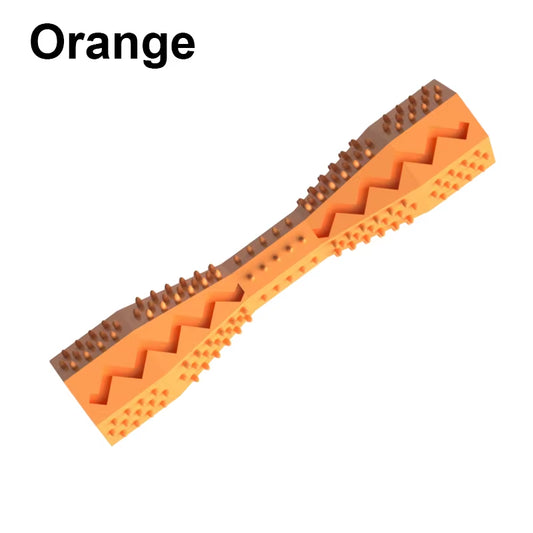 Durable Dog Chew Toy Stick Dog Toothbrush Soft Rubber Tooth Cleaning Point Massage Toothpaste Pet Molar Teeth Cleaning Tool